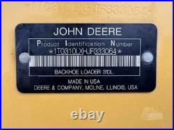 2018 John Deere 310L Tractor Loader Backhoe