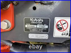 2018 KUBOTA BX2680 with loader