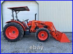 2018 KUBOTA M7060D TRACTOR With LOADER, OROPS, 4X4, 3 POINT, 540 PTO, 267 HOURS