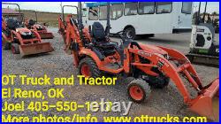 2018 Kubota BX23S 4X4 Utility Farm Tractor Backhoe Loader Used