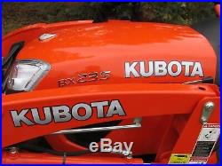 2018 Kubota BX23S 4x4 backhoe, loader, Warranty Through 08/17/24