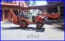 2018 Kubota BX23S Tractor / Loader / Backhoe, 4WD, Hydro, Only 59 Hrs