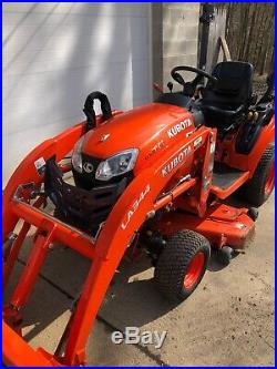2018 Kubota Bx1880 Diesel Compact Tractor 4wd 48 Deck Clean Low Hour 169 Hrs