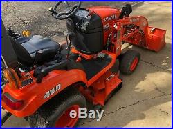 2018 Kubota Bx1880 Diesel Compact Tractor 4wd 48 Deck Clean Low Hour 169 Hrs