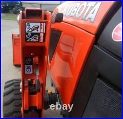 2018 Kubota Bx23s Hst Orops Tractor, Loader With Backhoe, 4x4