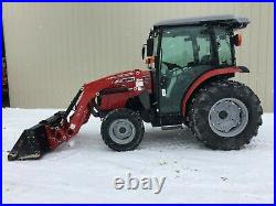 2018 MASSEY FERGUSON 1736 TRACTOR With LOADER CAB, 3 PT, 540 PTO, HEAT AC, 146 HRS