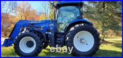 2018 New Holland T6.145 Tractor 4WD 123 HP Powershift 3 Remotes 995 Hours