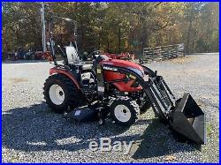 2019 424 YANMAR TRACTOR With LOADER AND MOWER. 2 HRS