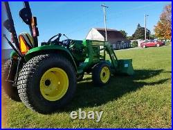 2019 John Deere tractor, 3032E, 32 HP, 4x4, loader, only 60 hours, 3cyl diesel