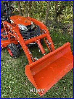 2019 Kubota BX2380 Diesel Tractor 4WD 23HP Front Loader 60 Deck Only 257 Hours