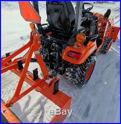 2019 Kubota Bx2380 Diesel 4x4 Loader Tractor With Only 15 Hrs! Comes W Scraper