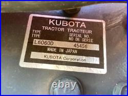 2019 Kubota L6060hstc Farm Tractor