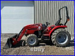 2019 MASSEY FERGUSON 1739 TRACTOR With LOADER, 4X4, 540 PTO, 3 POINT, 117 HOURS