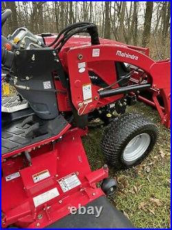 2019 Mahindra Emax 22l Diesel Tractor Loader 60 Mower Snowblower Only 75 Hours