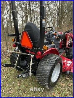 2019 Mahindra Emax 22l Diesel Tractor Loader 60 Mower Snowblower Only 75 Hours