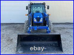 2019 NEW HOLLAND WORKMASTER 75 TRACTOR With LOADER, CAB, 4X4, HEAT A/C, 52 HOURS