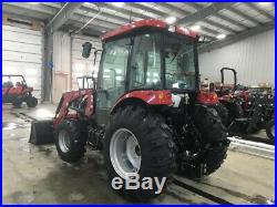 2019 TYM T554C 55hp ShuttleShift Tractor with Cab + Loader
