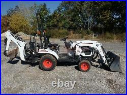2020 Bobcat Ct1025 Compact Tractor Loader Backhoe, 108 Hrs, 24.5 HP Diesel, Hydro