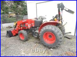 2020 Branson 4015H tractor with a sideshift flail mower. 91 hours