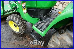2020 John Deere 3025E 4x4 Diesel Compact Tractor 300E Bucket Blade Bush Hog 13hr