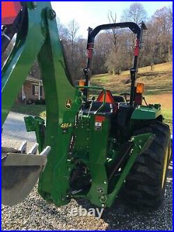 2020 John Deere 4044M with 400E Loader and 485A Backhoe attachment