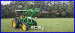 2020 John Deere 5075E 4x4 Tractor 818 Hrs 520M Loader QA Forks 2020 John Deere 5075E 4x4 Tractor 818 Hrs 520M Loader QA Forks