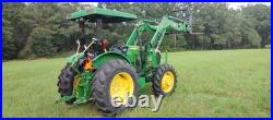 2020 John Deere 5075E 4x4 Tractor 818 Hrs 520M Loader QA Forks 2020 John Deere 5075E 4x4 Tractor 818 Hrs 520M Loader QA Forks