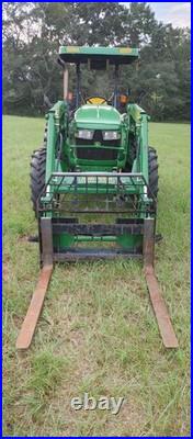 2020 John Deere 5075E 4x4 Tractor 818 Hrs 520M Loader QA Forks 2020 John Deere 5075E 4x4 Tractor 818 Hrs 520M Loader QA Forks