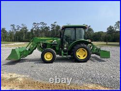 2020 John Deere 5075E Tractor with Loader/Bucket/Forks 75HP 4WD 492 Hrs Heat/AC