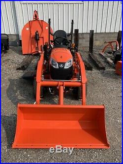 2020 Kubota BX2380 with Loader & 54 Mower Deck Unit Only Has 16 Hours