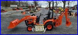 2020 Kubota BX23S Compact Loader Tractor WithBackhoe. Only 22 Hours! Warranty