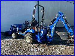 2020 NEW HOLLAND WORKMASTER 25S TRACTOR LOADER BACKHOE, 4x4, OUTRIGGERS, 31 HRS
