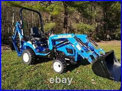 2020 New Holland Workmaster 25s Compact Tractor with Loader Backhoe