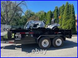 2021 Bobcat CT1021 Tractor/Loader/Dump Trailer Package Deal