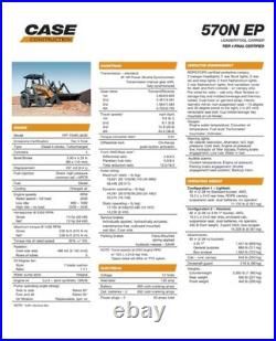 2021 Case Construction 570N EP 4x4 Skip Loader Enclosed Cab Tractor