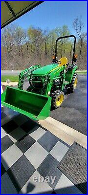 2021 JOHN DEERE 2032R TRACTOR With LOADER, 4X4, PTO, HYDROSTATIC, 15 HOURS
