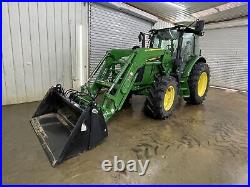 2021 John Deere 5115r Cab 4wd Loader Tractor With 4-n-1 Bucket