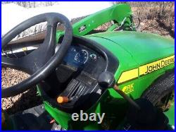 2021 John Deere Tractor 3032 With Box Blade, Brush Hog, And Bucket
