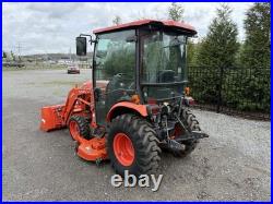 2021 KUBOTA LX2610 COMPACT TRACTOR With LOADER 4X4 A/C CAB 3RD VALVE -LOW HR