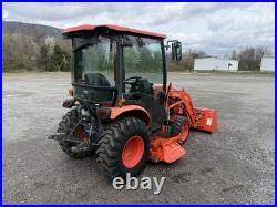 2021 KUBOTA LX2610 COMPACT TRACTOR With LOADER 4X4 A/C CAB 3RD VALVE -LOW HR