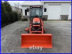 2021 KUBOTA LX2610 COMPACT TRACTOR With LOADER 4X4 A/C CAB 3RD VALVE -LOW HR