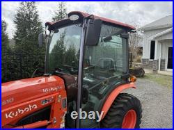 2021 KUBOTA LX2610 COMPACT TRACTOR With LOADER 4X4 A/C CAB 3RD VALVE -LOW HR