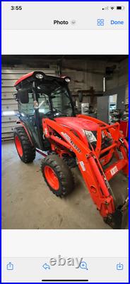 2021 Kioti DK 6010 tractor 57.7 hp with climate controlled cab and loader