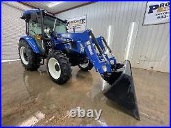 2021 New Holland Workmaster 75 Cab 4wd Loader Tractor With Low Hours