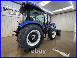 2021 New Holland Workmaster 75 Cab 4wd Loader Tractor With Low Hours