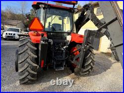 2021 kubota 4x4 m5-091 long arm terrain king side arm boom mower bush hog