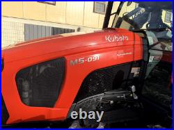 2021 kubota 4x4 m5-091 long arm terrain king side arm boom mower bush hog
