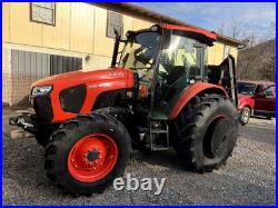 2021 kubota 4x4 m5-091 long arm terrain king side arm boom mower bush hog