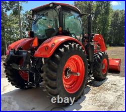 2022 Kubota M7-172 Deluxe Tractor 27 Hours Loader Tires Air and Heat MFWD