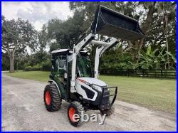 2023 Bobcat Ct2540 Compact Tractor 4x4 Enclosed A/c Cab Only 112 Hours